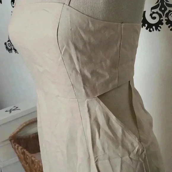 Linen/rayon short dress - Picture 2 of 7